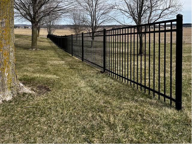Iron perimeter across acreage