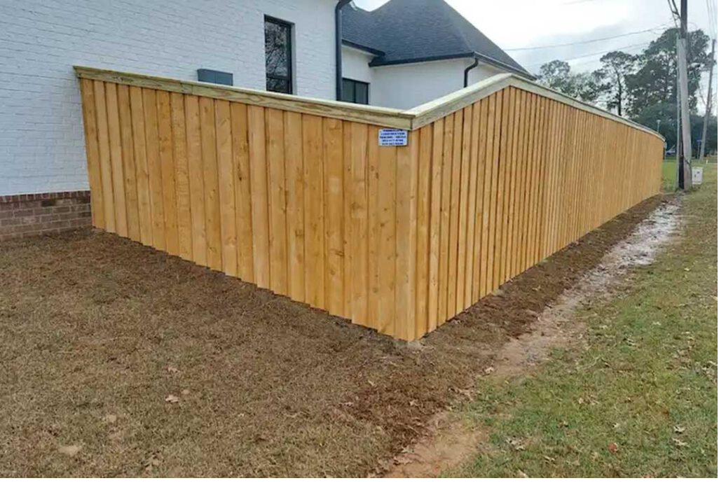 Board-and-batten with cap and trim